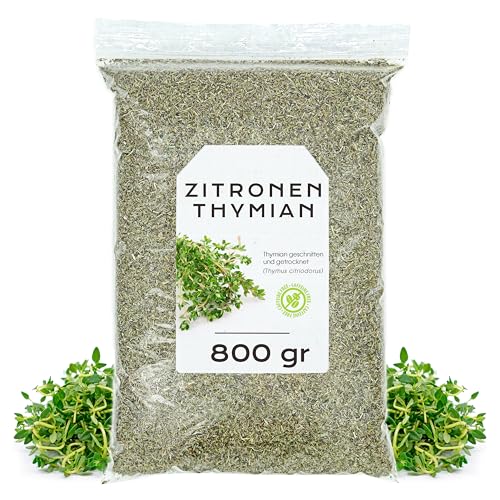 Zitronenthymian 800gr - Zitronenthymian Getrocknet - Thymian Getrocknet - Zitronenthymian Gewürz - Zitronenthymian Lose (800 gr) von EPEL