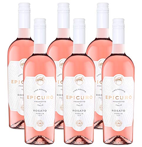 EPICURO Rosato Puglia Primitivo, Negroamaro IGP (5+1 * 0.75 l) Trocken von EPICURO