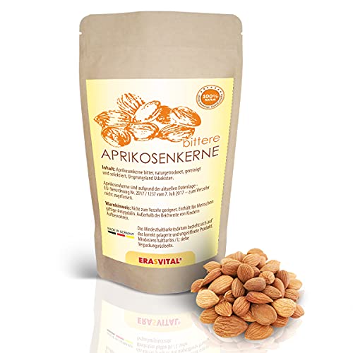 Bittere Aprikosenkerne 500g wildwuchs von ERASVITAL