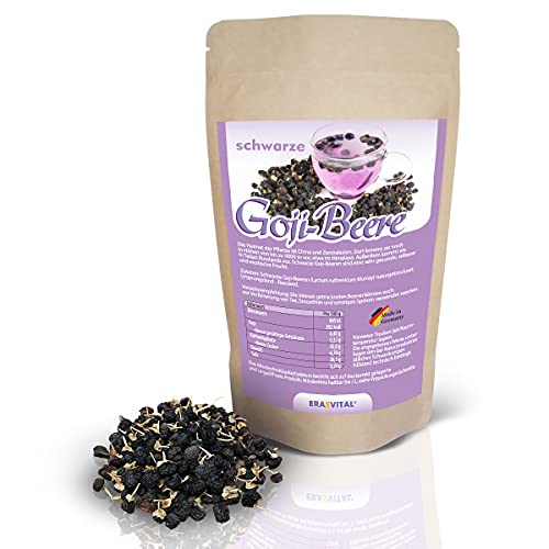 Schwarze Goji Beeren 150 g wild gesammelt und natürlich getrocknet von ERASVITAL