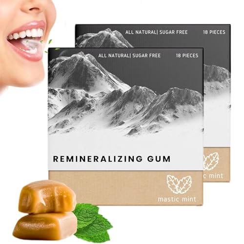 Larineco Remineralizing Gum Chewing Gum, Larineco Remineralizing Chewing Gum, Organi Larineco Health Gum Natural, Larineco Gum for Teeth & Gum Health, Long Lasting (2) von ERISAMO