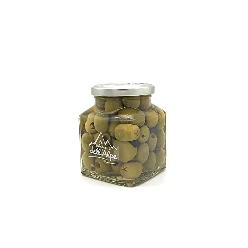 Errepi - eingelegte entsteinte grüne Oliven - Olive verdi snocciolate - 3 x 160g von ERREPI