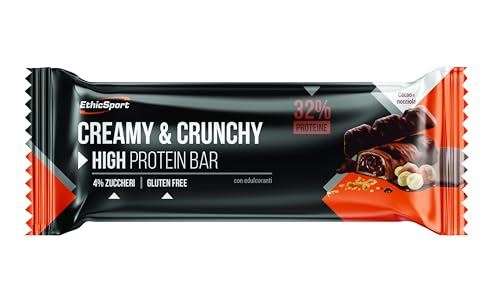 Ethicsport Creamy & Crunchy - Barretta Proteica Cacao e Nocciola, 30g von ETHICSPORT