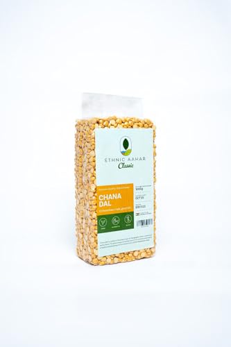 Ethnic Aahar Chana Dal 1000gm | Protein-Rich Pulses for Healthy Cooking | Fresh, Hygienic Lentils | Premium Quality Dal von ETHNIC AAHAR