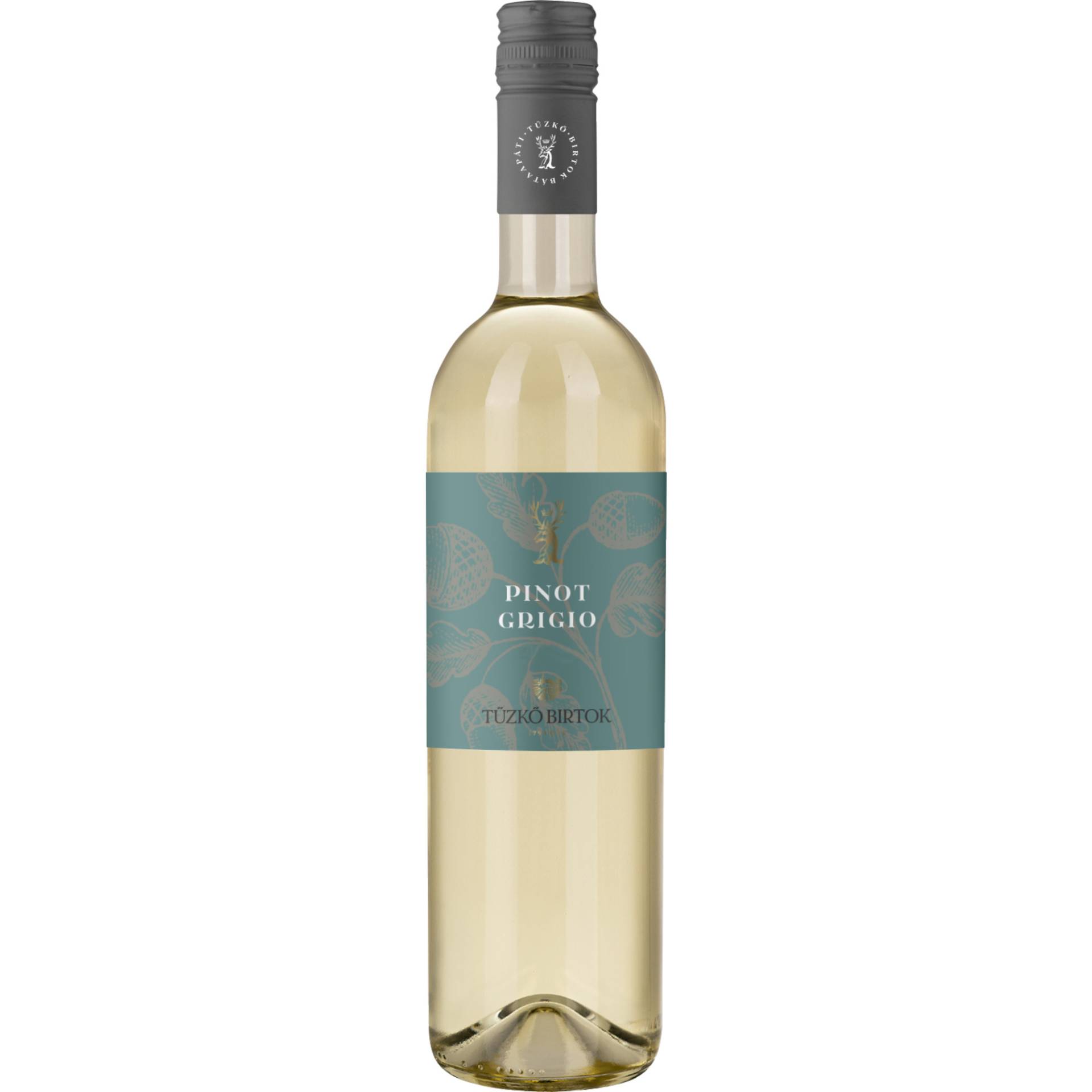 Tüzkö Pinot Grigio, PDO Pannon, Pannon, 2023, Weißwein von EUROBOR Kft., -7164 Bátaapáti