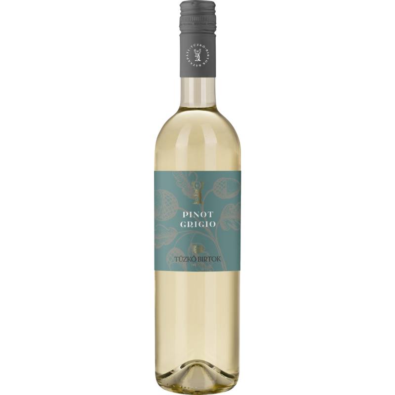 Tüzkö Pinot Grigio, PDO Pannon, Pannon, 2023, Weißwein von EUROBOR Kft., -7164 Bátaapáti