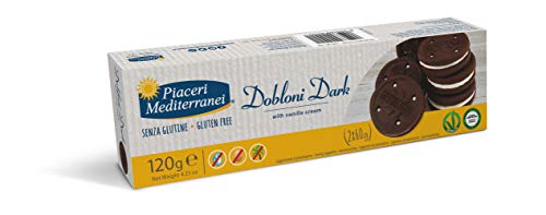 Mittelmeer Delights Dublonen Dunkle Plätzchen glutenfrei 120g von EUROSPITAL SpA