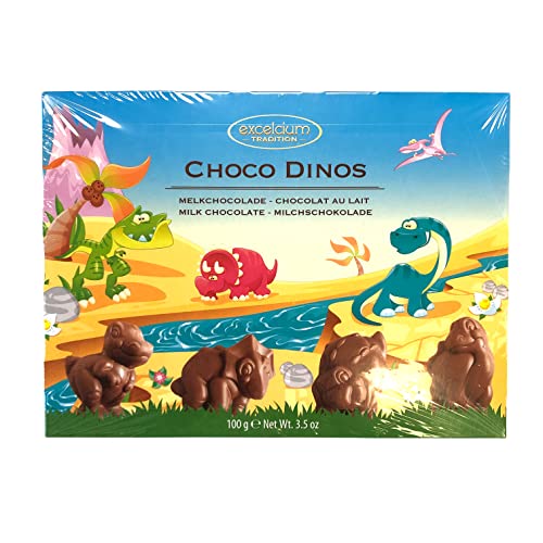 Excelcium Choco Dinos Box - Dinos aus Schokolade 100 g von EXCELCIUM