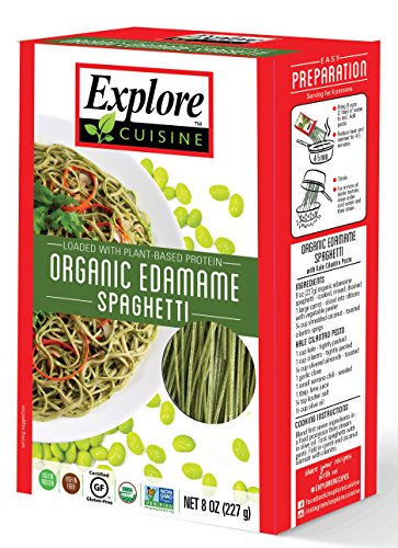 Organic Edamame Bean Spaghetti - 200g von EXPLORE CUISINE