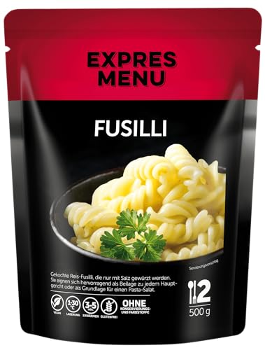 EXPRES MENU Fusilli Pasta | Verzehrfertige | Köstliche Pasta für jede Mahlzeit | 2 Portionen von EXPRES MENU