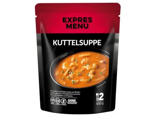 EXPRES MENU Kuttelsuppe | mit Rinderkutteln und Rinderbrühe | glutenfrei | Fertiggericht | 2 Portionen von EXPRES MENU