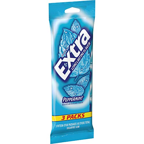 Extra Peppermint Sugar-Free Gum -15 sticks/3pk von EXTRA