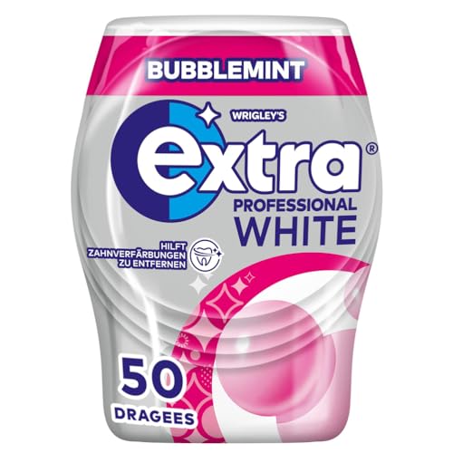 Extra Professional White Kaugummi, Bubblemint, 50 Dragees von EXTRA