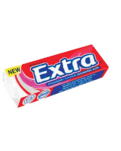 Wrigley Extra Strawberry Flavour Sugarfree Chewing Gum 15 g (Pack of 30) von EXTRA