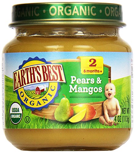 Earth's Best, Organisch, Babynahrung, Birnen & Mangos, 4 oz (113 g) von Earth's Best