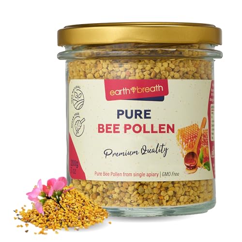 Earthbreath Bee Pollen Granules - Pure Raw Natural - Healthy Immunity Support - Free from Any Artificial additives (200gr) von Earthbreath