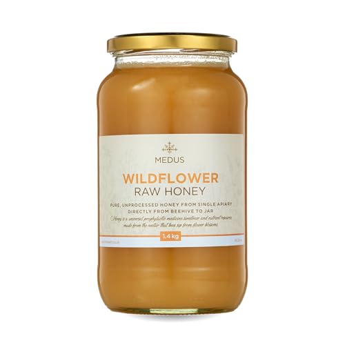 Earthbreath Wildflower Raw Honey - Pure, Unpasteurised and Unfiltered - Natural Sweetener (1.4kg) von Earthbreath