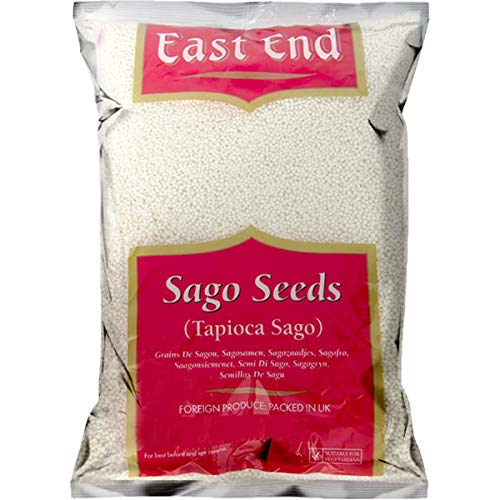 Sago Seeds Tapioca Sago Premium Qualität (Sabudana) - Eastend 1,5 kg von Eastend