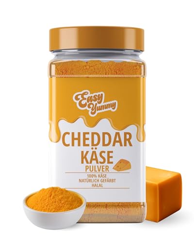 Easy Yummy Cheddar-Käsepulver (300g), 100% Cheddar-Käse von Easy Yummy