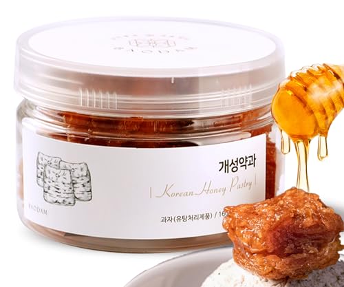 Baodam Gaeseong Yakgwa 160g | Traditionelles koreanisches Gebäck mit mehrschichtigen Honigpasteten | Authentisch süß und zart | Perfekt für Geschenke | Ideal für den Genuss zu Tee oder Kaffee von EasyCookAsia