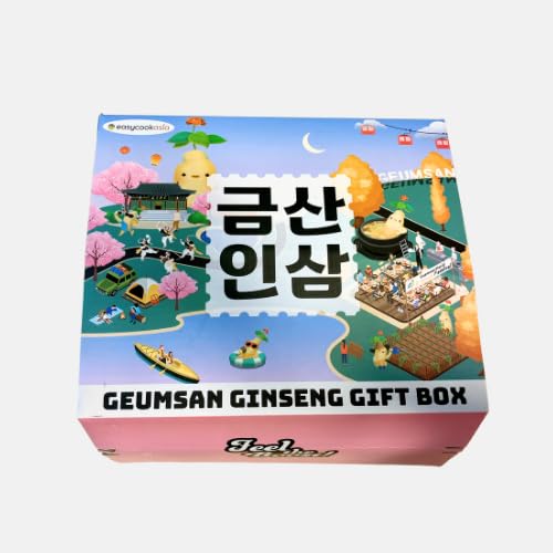 Geumsan Travel Cook Box | Asia Box | Kultur, Natur und Essen von Geumsan, Südkore | Broschüre und Ginseng-Rezepten | Inklusive Zutaten für authentische koreanische Gerichte | Gesundheit und Geschmack von EasyCookAsia