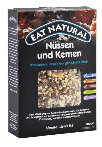 Eat Natural Müsli mit Nüssen & Kernen, 1er Pack (1 x 500 g) von Eat Natural