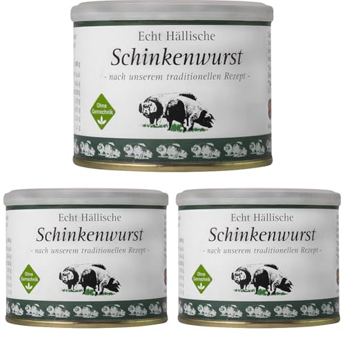 Echt Hällische Schinkenwurst 200g (Packung mit 3) von Echt Hällisch