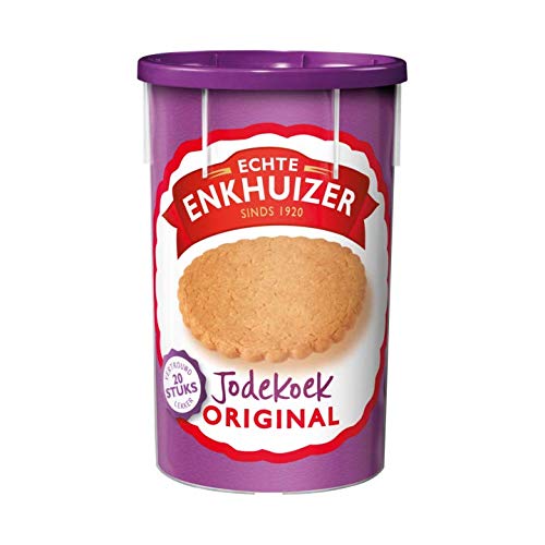 Niederländisches Plätzchen | Echte Enkhuizer | Jodekoek 'Original 20 Kekse | Gesamtgewicht 372 Gramm von Echte Enkhuizer