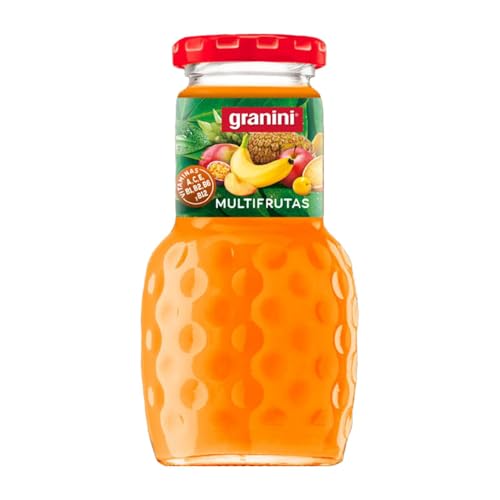 Getränke und Mixer 24 Einheiten Box Granini Cóctel de Frutas 100% Exprimido con Pulpa Kleine Flasche 20 cl von Eckes-Granini Ibérica SA