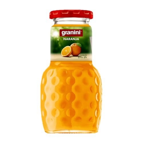 Getränke und Mixer 24 Einheiten Box Granini Naranja 100% Exprimido con Pulpa Kleine Flasche 20 cl von Eckes-Granini Ibérica SA