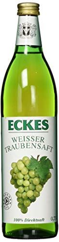 Eckes Weisser Traubensaft - 100% Direktsaft, 6er Pack (6 x 750 ml) von Eckes