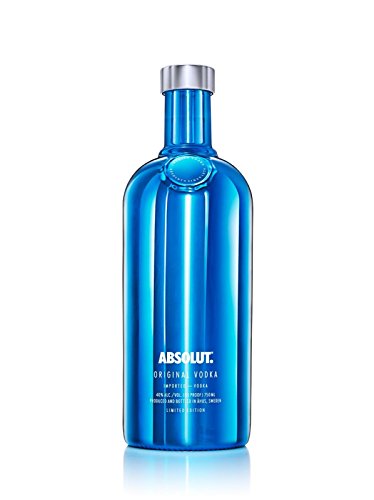 Absolut Vodka Electrik Blue 40% 0,7l Limited Edition Metallic Range von Eclat