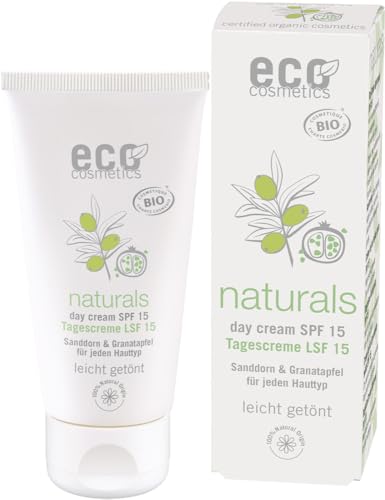 Gesichtscreme LSF 15 mit Granatapfel und Sanddorn von Eco Cosmetics