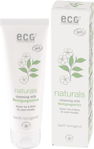 Reinigungsmilch mit grünem Tee und Myrte 12 x 125 ml von Eco Cosmetics