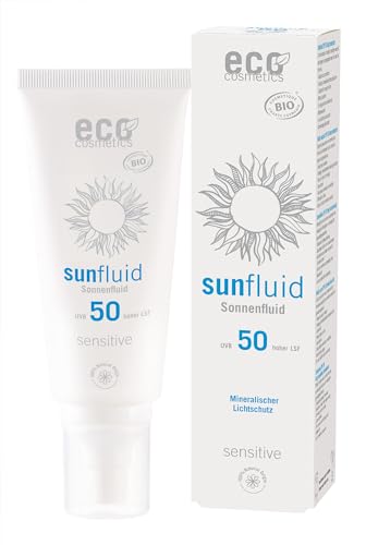 eco cosmetics Sonnenfluid LSF 50 sensitive (6 x 100 ml) von Eco Cosmetics