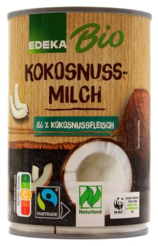 Edeka Bio Kokosnussmilch, 12er Pack (12 x 400ml) von Edeka Bio