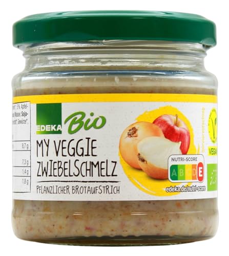 Edeka Bio My Veggie Zwiebelschmelz pflanzlicher Brotaufstrich, 12er Pack (12 x 150g) von Edeka Bio