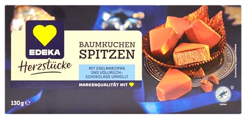 Edeka Herzstücke Baumkuchen Spitzen mit Vollmilchschokolade, 5er Pack (5 x 130g) von Edeka Herzstücke