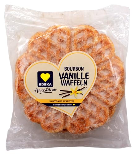 Edeka Herzstücke Bourbon Vanille Waffeln, 6er Pack (6 x 165g) von Edeka Herzstücke