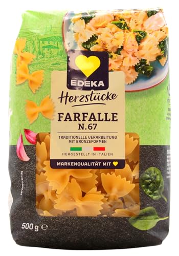 Edeka Herzstücke Farfalle N.67, 10er Pack (10 x 500g) von Edeka Herzstücke