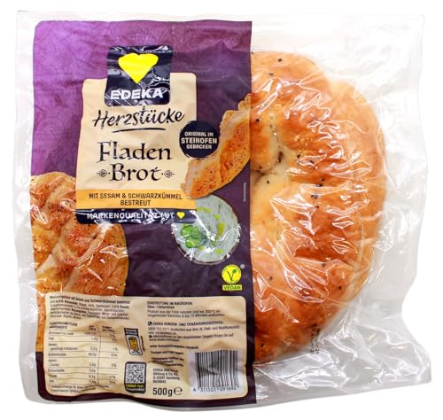 Herzstücke Fladenbrot, 12er Pack (12 x 500g) von Edeka Herzstücke