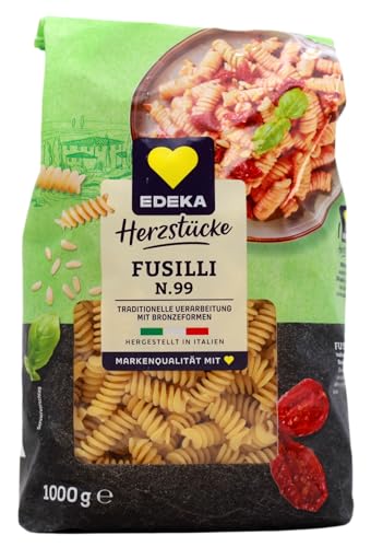 Edeka Herzstücke Fusilli N.99, 4er Pack (4 x 1 kg) von Edeka Herzstücke