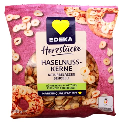 Edeka Herzstücke Haselnusskerne naturbelassen gehobelt, 15er Pack (15 x 100g) von Edeka Herzstücke