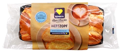 Edeka Herzstücke Hefezopf mit Frischkäsefüllung, 6er Pack (6 x 440g) von Edeka Herzstücke