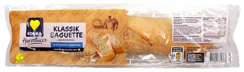 Edeka Herzstücke Klassik Baguette zum Aufbacken, 10er Pack (10 x 250g) von Edeka Herzstücke