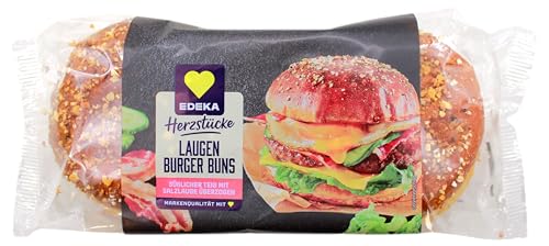 Edeka Herzstücke Laugen Burger Buns, 8er Pack (8 x 300g) von Edeka Herzstücke