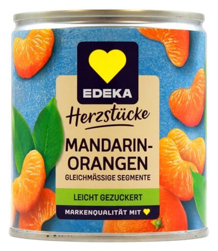 Edeka Herzstücke Mandarin-Orangen leicht gezuckert, 12er Pack (12 x 175g) von Edeka Herzstücke