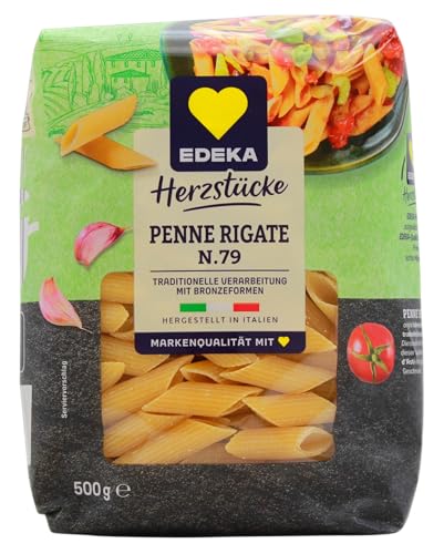 Edeka Herzstücke Penne Rigatte N.79, 10er Pack (10 x 500g) von Edeka Herzstücke