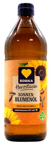 Edeka Herzstücke Sonnenblumenöl reich an Vitamin E, 12er Pack (12 x 0.75 l) von Edeka Herzstücke