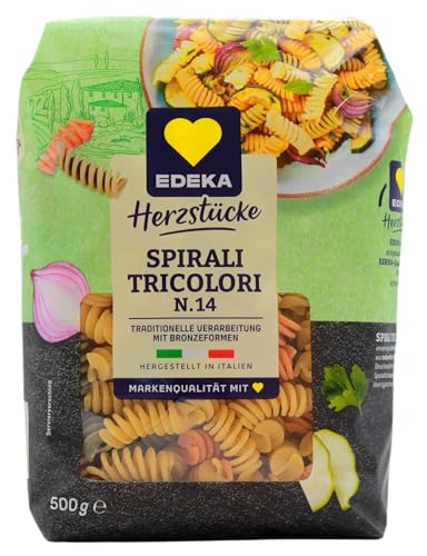 Edeka Herzstücke Spirali Tricolori N.14, 10er Pack (10 x 500g) von Edeka Herzstücke